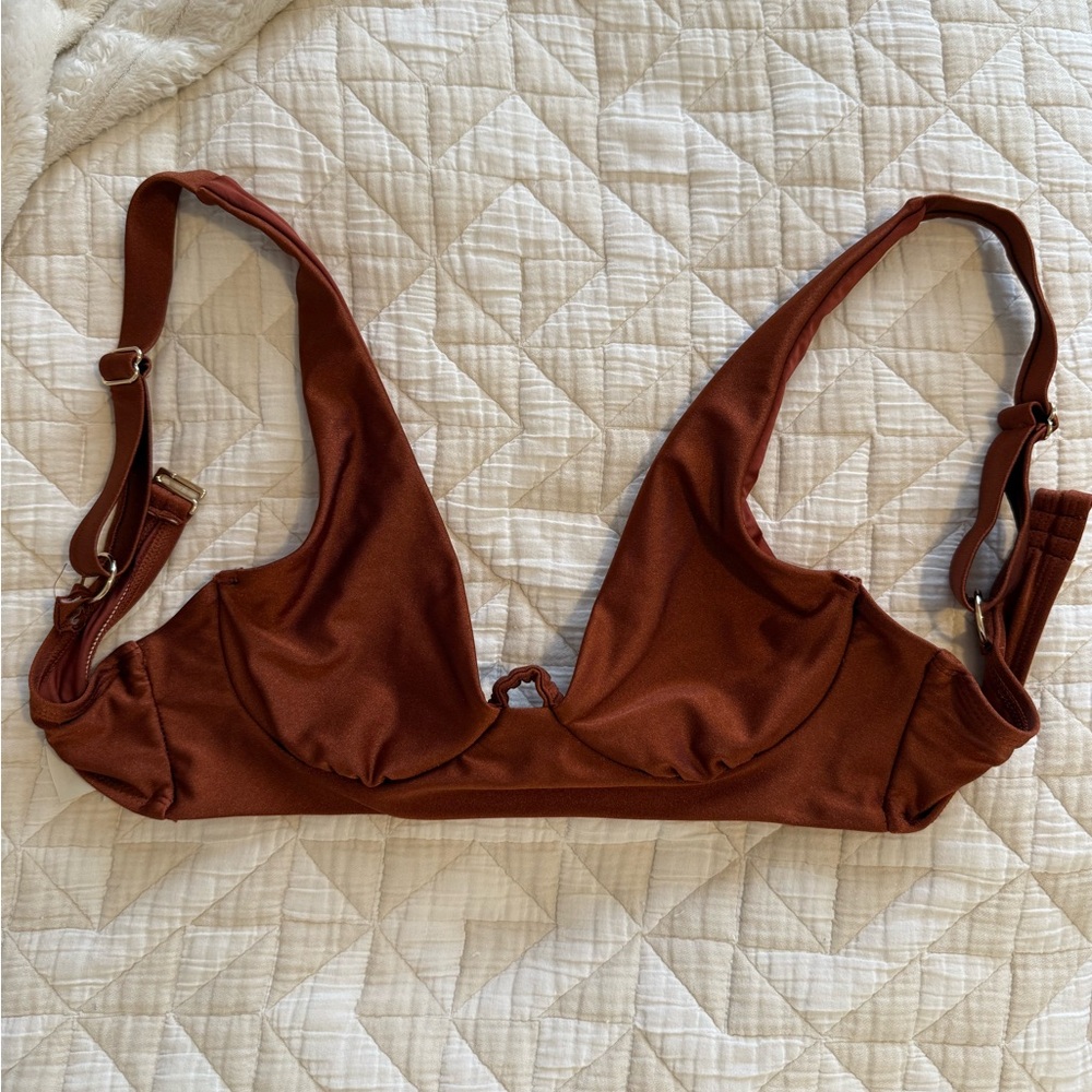 Chelsea & Violet Rust Color Bikini Top